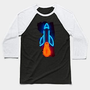 neon rocket Baseball T-Shirt